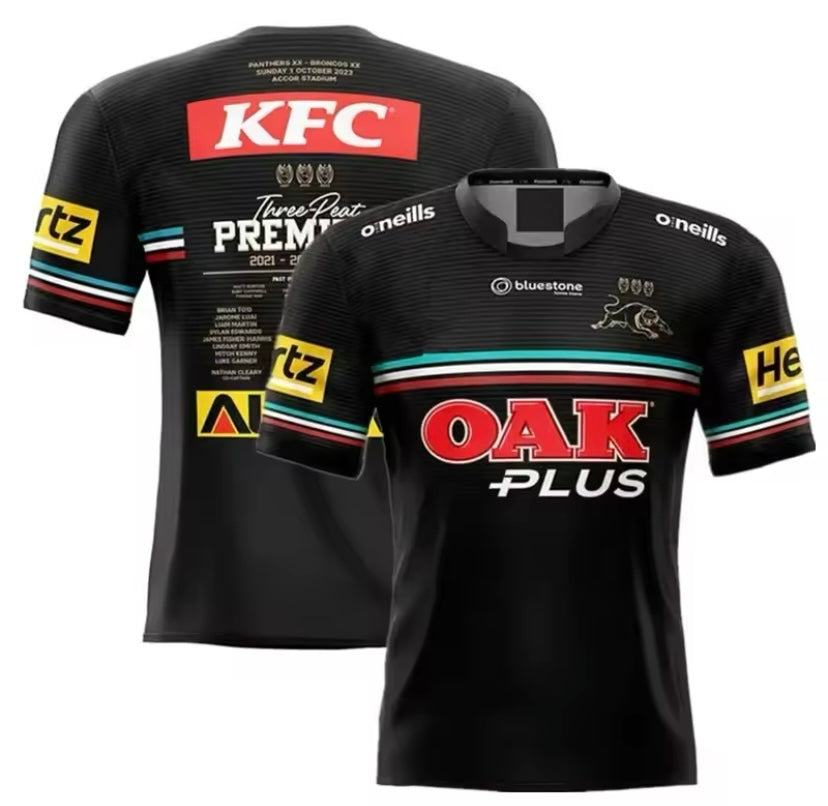 2023 Penrith Panthers Premiers 3PEAT Adults Jerseys Top Quality Jerseys 4 You