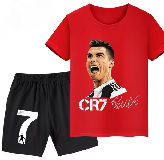 2024 Ronaldo CR7 Kids Summer Sets Top Quality Extras