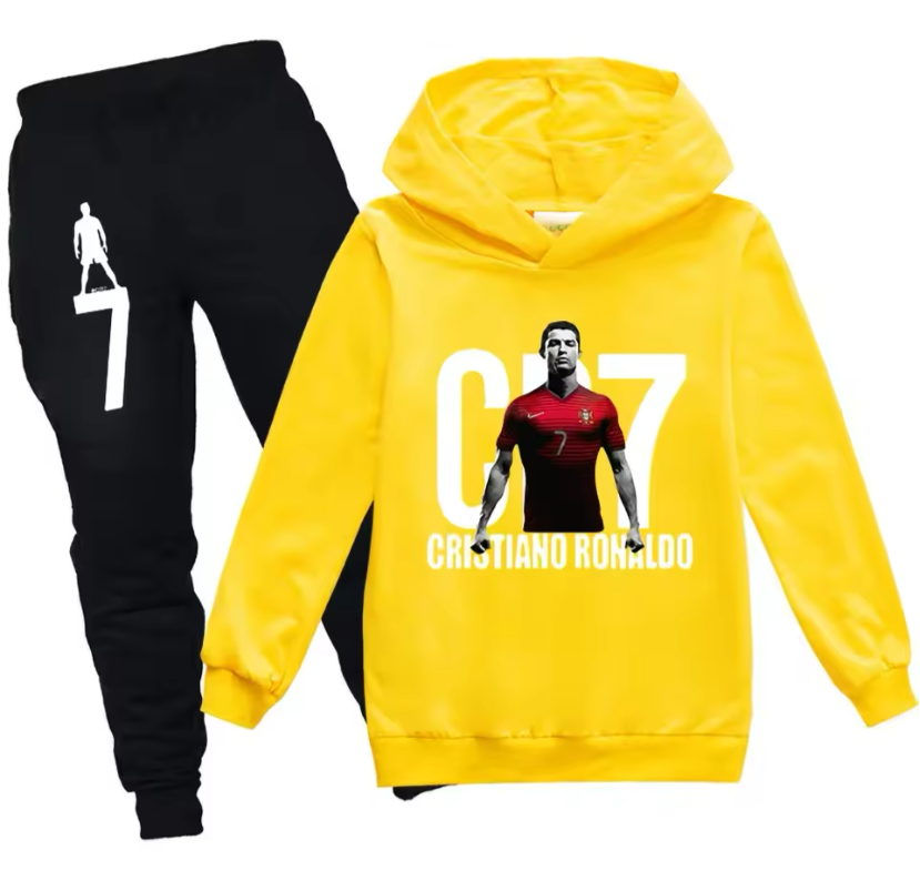 2024 Ronaldo CR7 Kids TrackSuit Sets Top Quality Extras