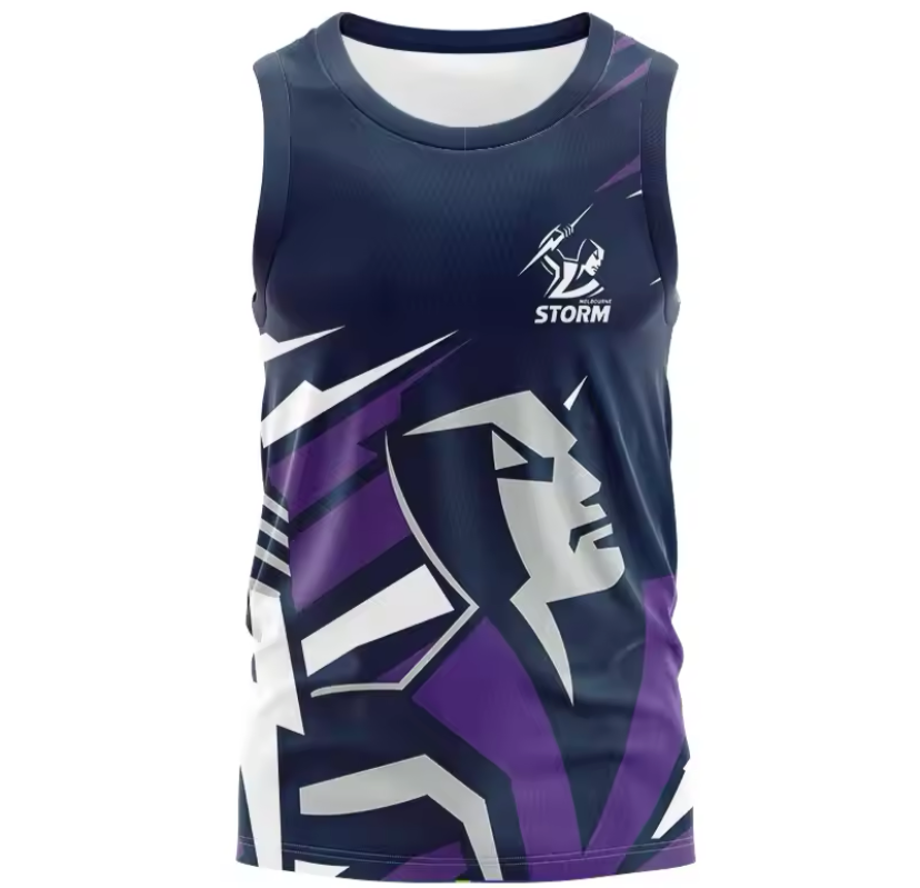 2024 Melbourne Storm Adults Singlets Top Quality