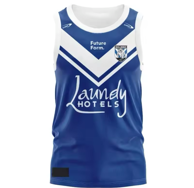 2024 Canterbury Bulldogs Adults Singlet Top Quality