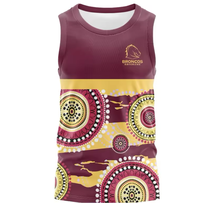 2024 Brisbane Broncos Adults Singlets Top Quality Extras