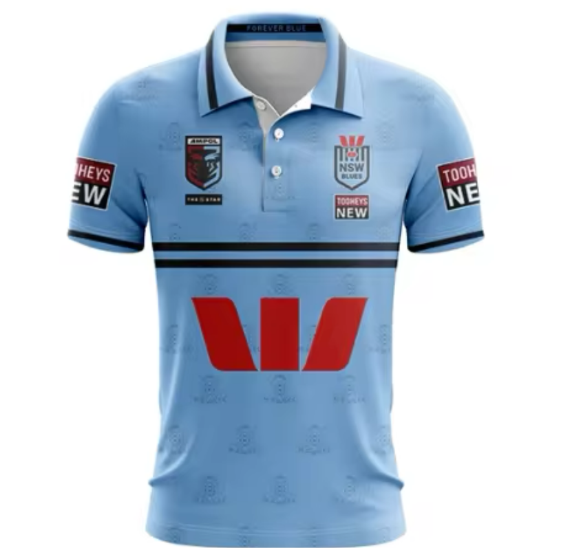 2024 NSW Blues Adults Polo Jerseys Top Quality