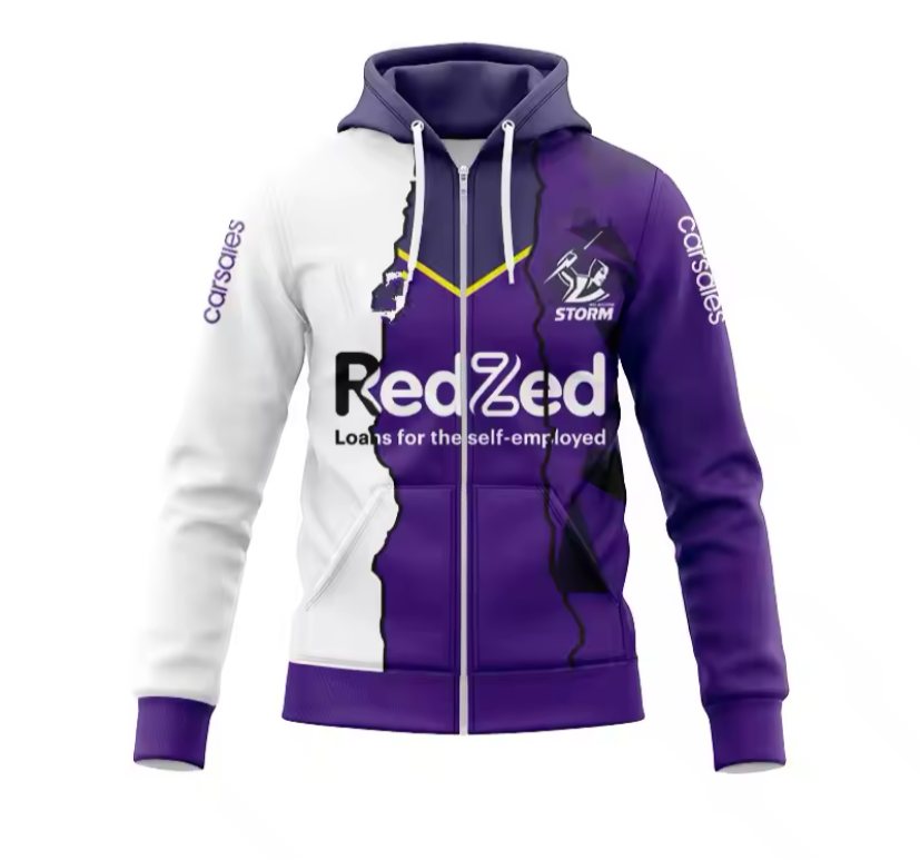 2024 Melbourne Storm Adults Zipper Jumpers Top Quality