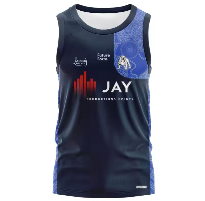 2024 Canterbury Bulldogs Adults Singlet Top Quality