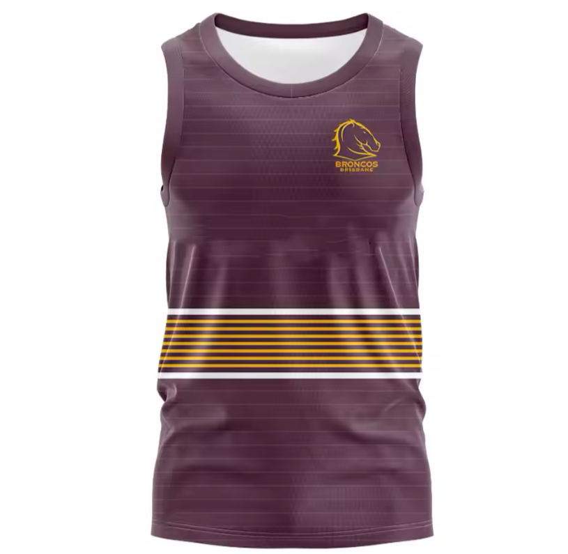 2024 Brisbane Broncos Adults Singlets Top Quality