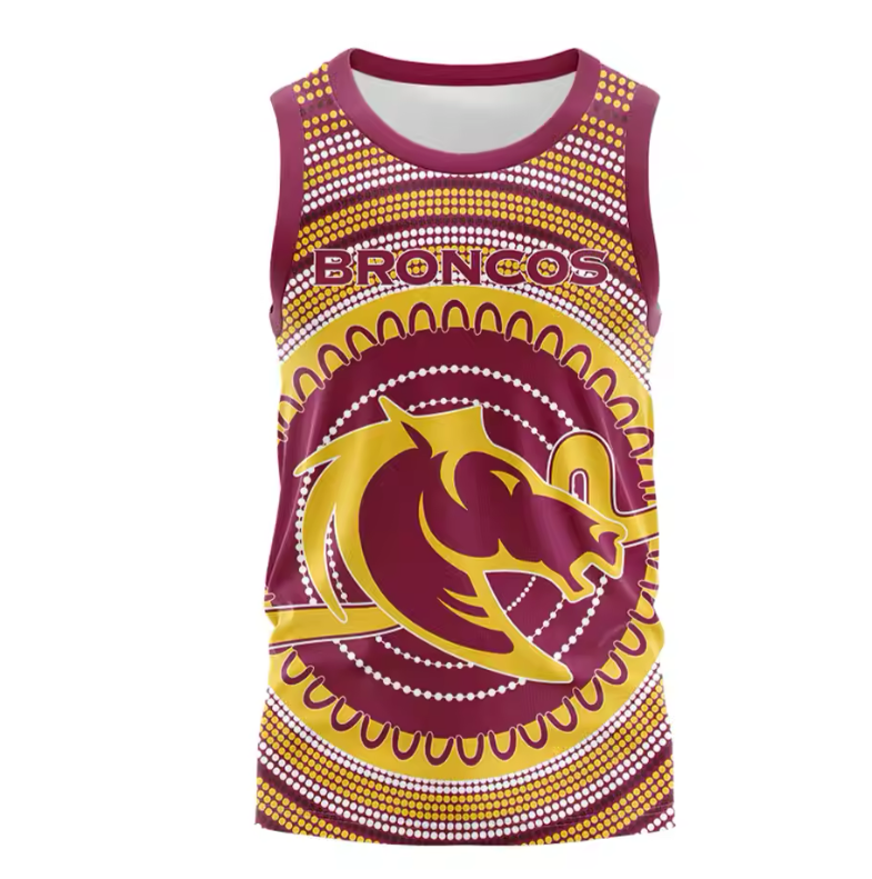 2024 Brisbane Broncos Adults Singlets Top Quality