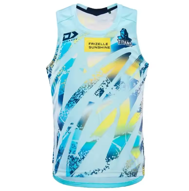 2024 Gold Coast Titans Adults Singlets Top Quality