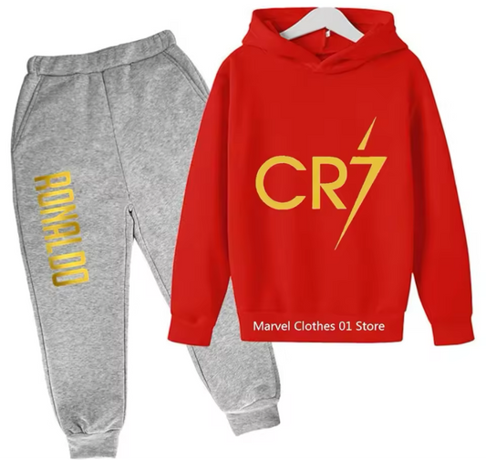 2024 Ronaldo CR7 Kids TrackSuit Sets Top Quality Extras