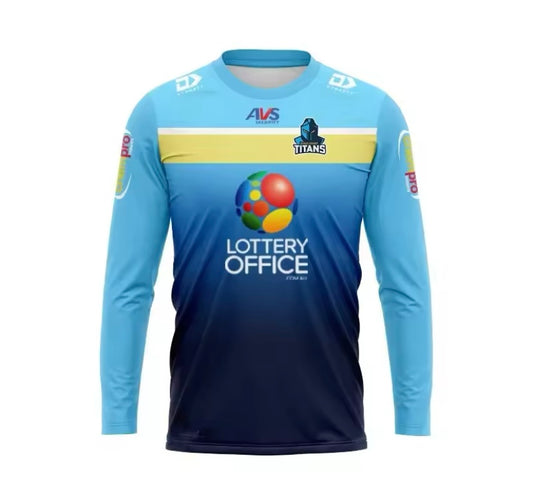 2024 Gold Coast Titans Jersey Long Sleeve Top Quality