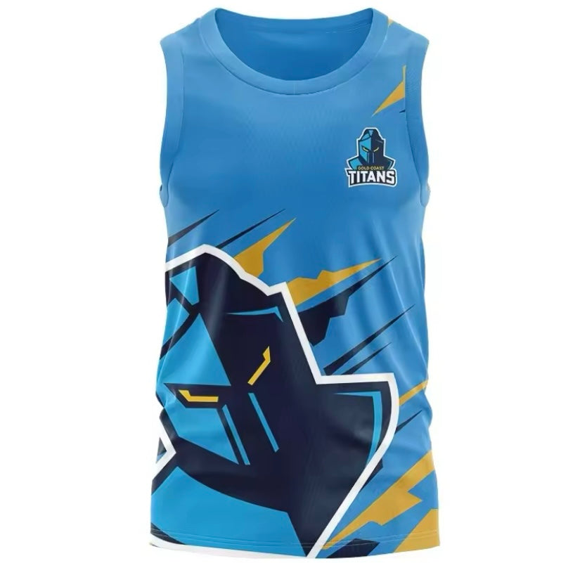 2024 Gold Coast Titans Adults Singlets Top Quality