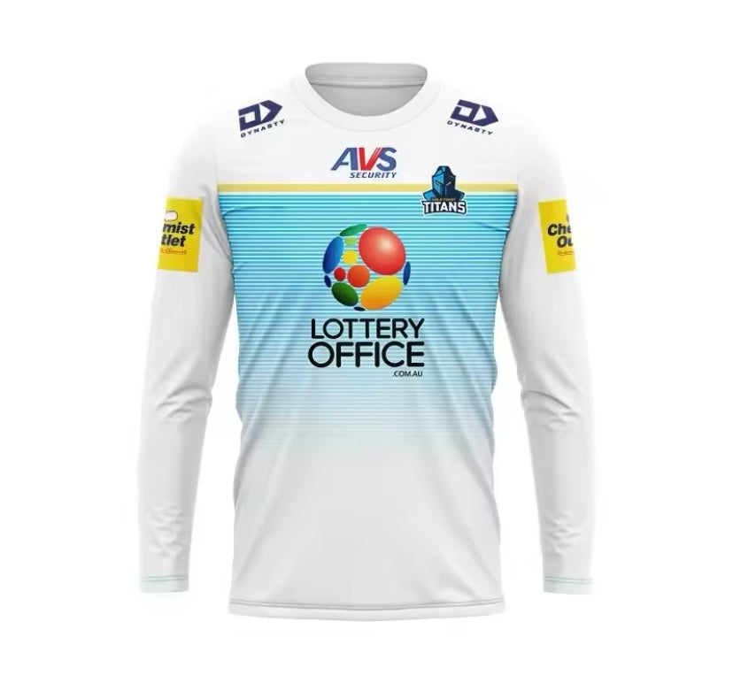 2024 Gold Coast Titans Jersey Long Sleeve Top Quality