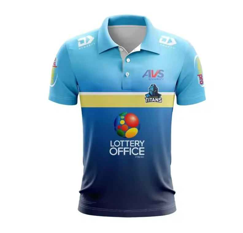 2024 Gold Coast Titans Adults Polo Jerseys Top Quality