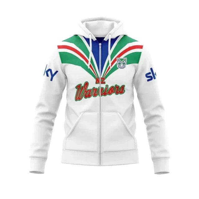 2024 New Zealand Warriors Adults Zipper Jumper Top Quality